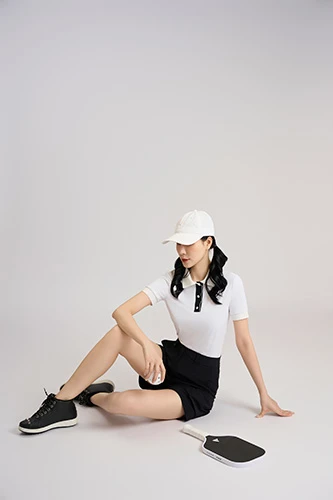 Áo Golf nữ cổ phối 
