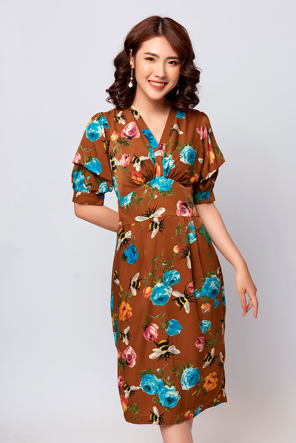 Váy tay phồng