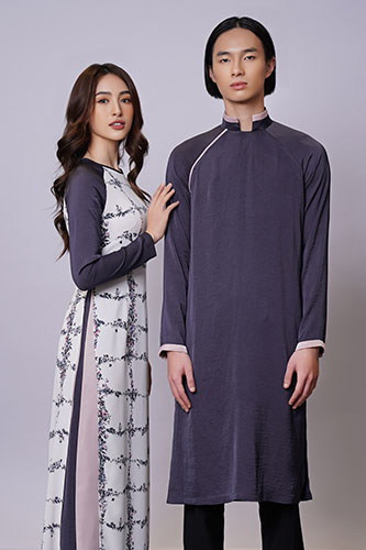 Áo dài 4 tà cổ tròn 