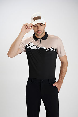 Áo Golf nam cổ đen
