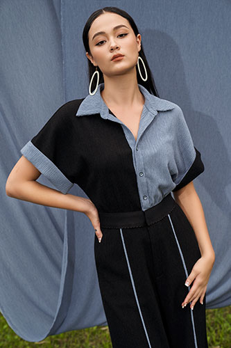 	Jumpsuit ống rộng 