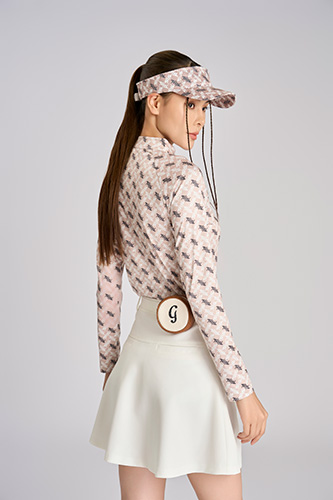 Túi tròn Trắng Nâu (Chữ G)