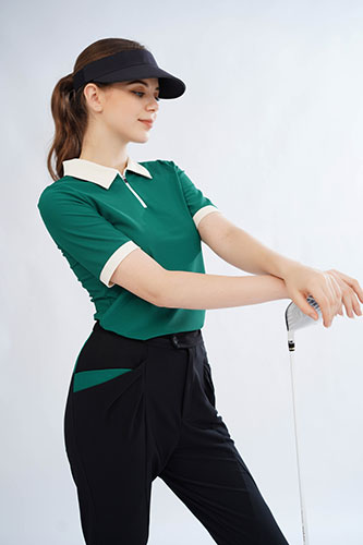 Áo Golf phối cổ 