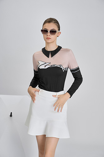 Áo Golf in logo lớn