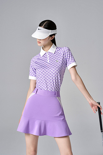 Áo Golf phối cổ trắng