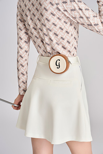 Túi tròn Trắng Nâu (Chữ G)